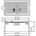 品番 KDD-5 水道管口径13-20mm用寸法図