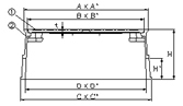 MB-50A 水道管口径50mm用寸法図