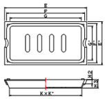 品番KDE-BT5寸法図