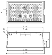 品番 KSK-40 水道管口径30-40mm用寸法図